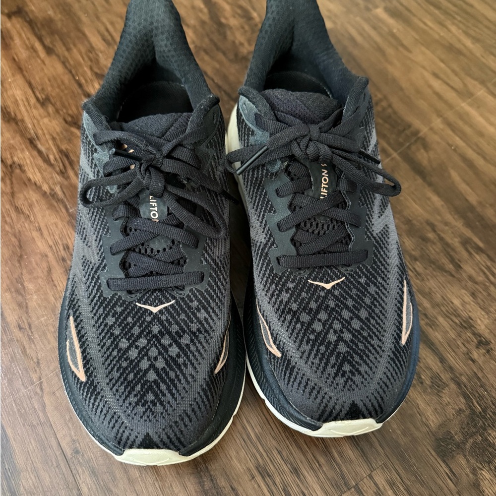 Hoka Black and Gray Shoes - Picture 2 of 3